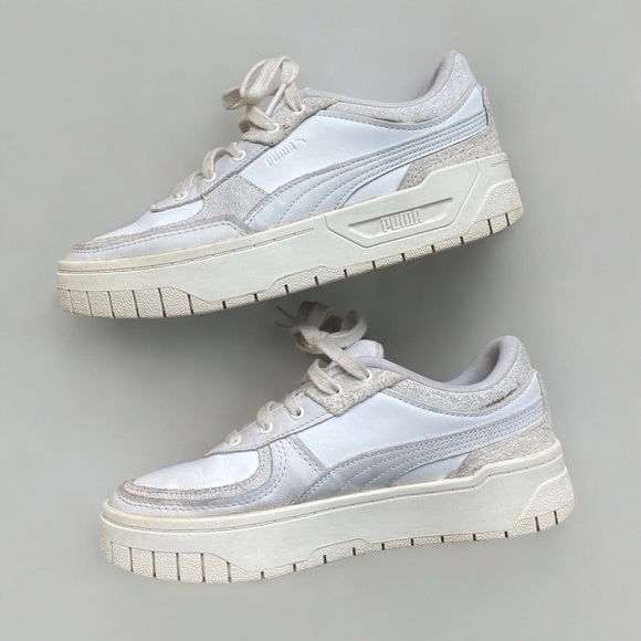 Puma Cali Dream Sneakers in white/grey - size 8 women’s - Picture 1 of 12
